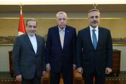 Cumhurbaşkanı Erdoğan, İran Dışişleri Bakanı Arakçi’yi kabul etti