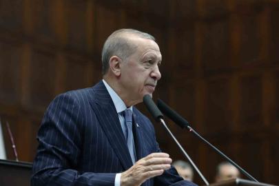 Cumhurbaşkanı Erdoğan: "Meydanlarda vaat yağmuruna tutup bugün başkent Ankara’ya su bile veremeyen beceriksizlerin insafına bu milleti bırakmayacağız" (1)