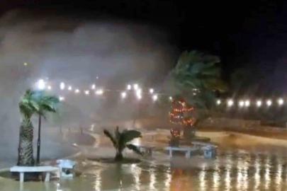 Datça’da fırtına etkili oldu