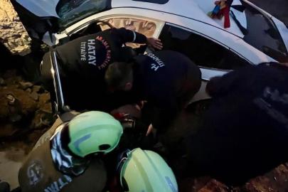 Defne’de trafik kazası: 2 yaralı