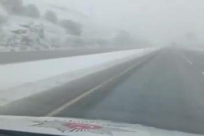 Denizli emniyeti sürücülere kar yağışı sonrası uyarıda bulundu