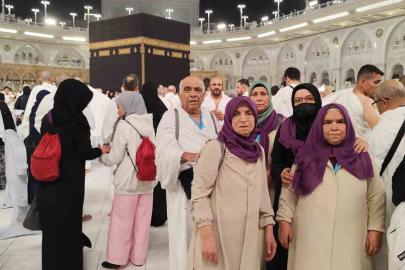 Denizlili umreciler Mekke’de ilk umre ibadeti gerçekleştirildi