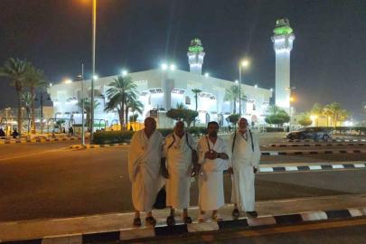 Denizlili umreciler üçüncü umrelerini Tenim’de idrak etti