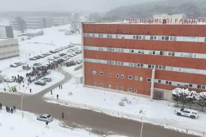 Diş Hekimliği Fakültesi’nde yangın tatbikatı