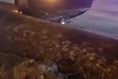 Diyarbakır’da çarpışan araçlardan biri takla attı: 1 yaralı