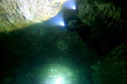 Diyarbakır’da sualtındaki Tekye Medresesi görüntülendi