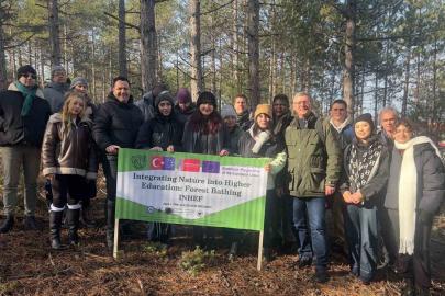 "Doğanın Yükseköğretime Entegre Edilmesi: Orman Banyosu" projesi başladı
