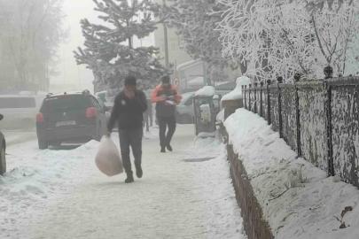 Dondurucu soğukların etkili olduğu Ardahan’da hayat durma noktasına geldi