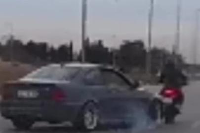 Drift yapan lüks otomobil sürücüsüne 58 bin 217 lira ceza kesildi