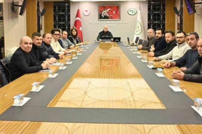 DSİ’nin bölgede yürüttüğü makineli çalışmalar toplantıda ele alındı