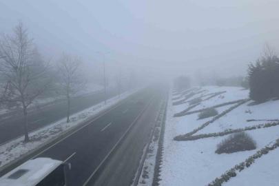 Düzce’de sis ve soğuk hava etkili oluyor
