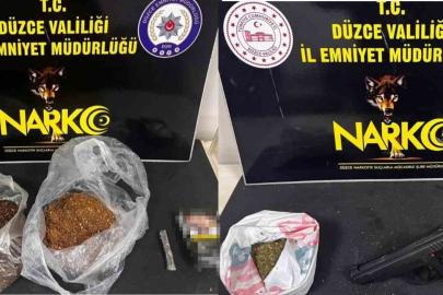 Düzce’de uyuşturucu operasyonunda 2 tutuklama
