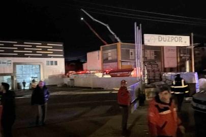Düzce’deki fabrika yangını söndürüldü