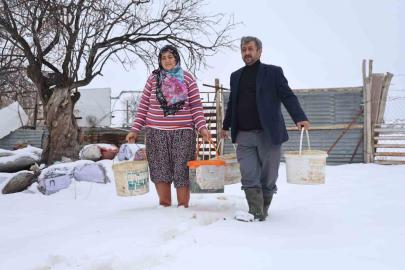 Elazığ’da besicilerin kış mesaisi