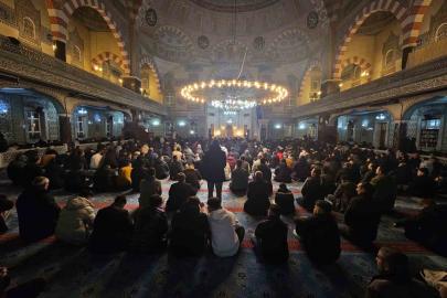 Elazığ’da Miraç Kandili dualarla idrak edildi