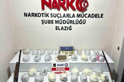Elazığ’da uyuşturucu tacirlerine büyük darbe: 4 gözaltı