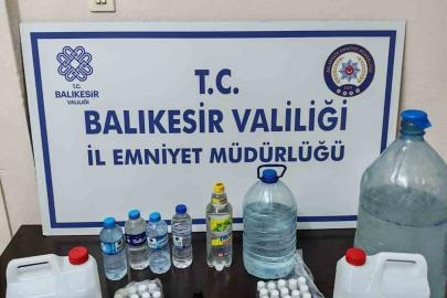 Erdek’te kaçak içki operasyonu