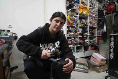 Erkek egemen mesleğe kadın eli değdi