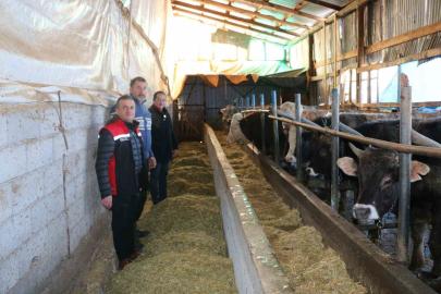 Erzincan’da aile hayvancılık işletmeleri ziyaret edildi