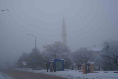 Erzurum’da sis ulaşımı aksattı