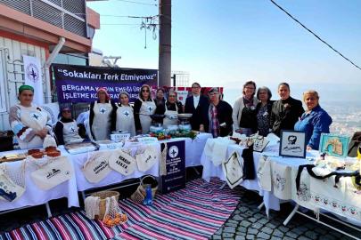 Eski usul alışveriş fileleri Bergama’da yenidan hayat buluyor