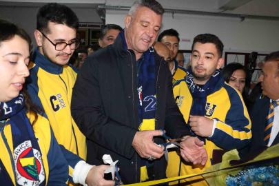 Fenerbahçe Başkanı Saran, Alanya’da kütüphane açılışına katıldı