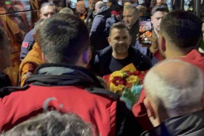 Galatasaray, Fethiye’de çiçeklerle karşılandı