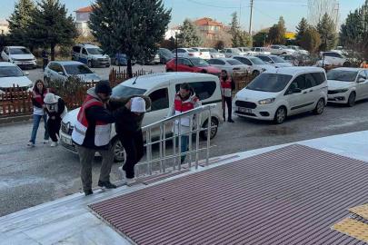 Gasp olayının şüphelileri önce kameraya ardından polise yakalandı