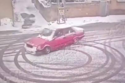 Gaziantep’te drift yaparak tehlike saçan sürücü ve araç sahibine ceza