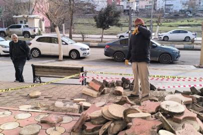 Gercüş’te facianın eşiğinden dönüldü: 12 katlı binanın merdiveni çöktü