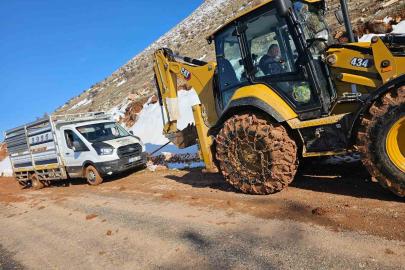 Gercüş’te göçerlerin imdadına Özel İdare yetişti
