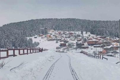 Giresun’un yaylalarında kar kalınlığı 1,5 metreyi buldu