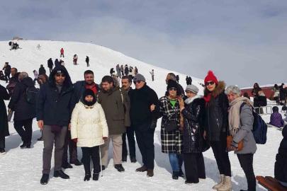 Görme engelliler Erciyes’te kaynaştı