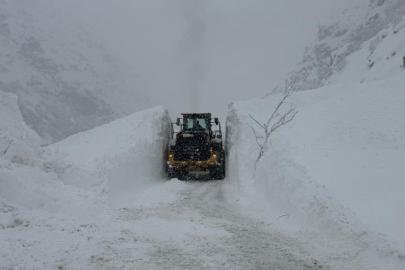 Hakkari-Şırnak kara yoluna çığ düştü