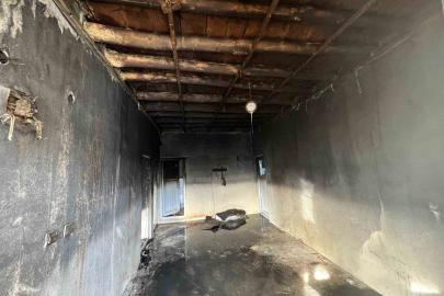 Hakkari’de ev yangını