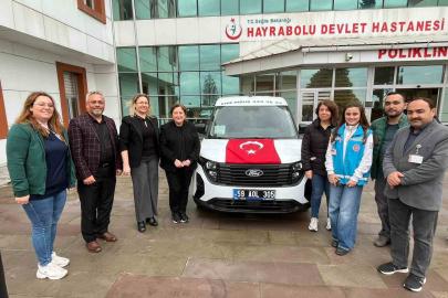 Hayrabolu’da hayırsever iş kadınından evlere şifa taşıyacak bağış