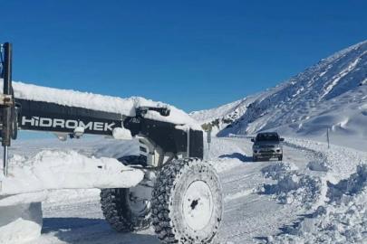 Iğdır’da karla kapanan tüm köy yolları ulaşıma açıldı