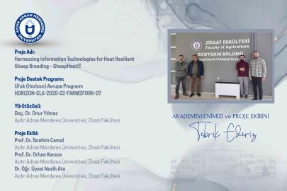 İklime dayanıklı koyunculuk projesiyle ADÜ, Türkiye’yi Avrupa’da temsil edecek