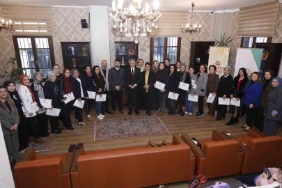 İlkadım’da kursiyerlerin sertifika heyecanı