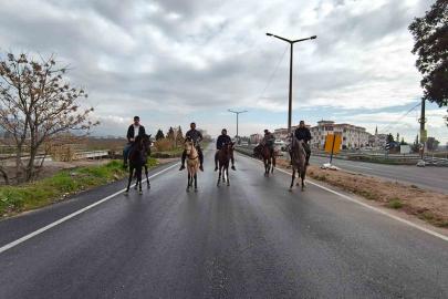 İncirliova’da Rahvan atları yarışlara hazırlanıyor