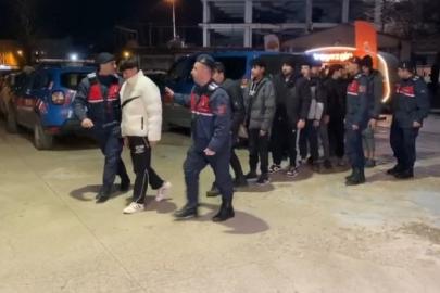 İnegöl’de 9 kaçak göçmen yakalandı