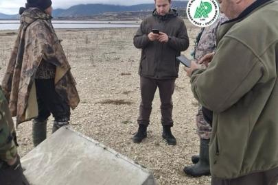 Isparta’da usulsüz av yapan 2 kişiye idari işlem yapıldı