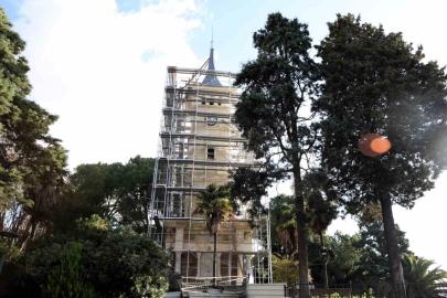 İzmit Saat Kulesi’nde restorasyon çalışmaları sona yaklaştı