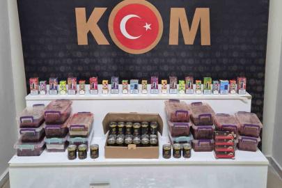 Kaçakçılık operasyonunda çok sayıda ürün ele geçirildi