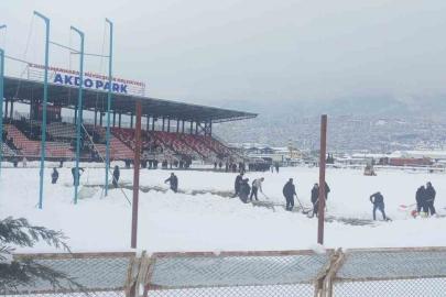 Kahramanmaraş İstiklalspor - 1461 Trabzon FK maçı kar sebebiyle ertelendi