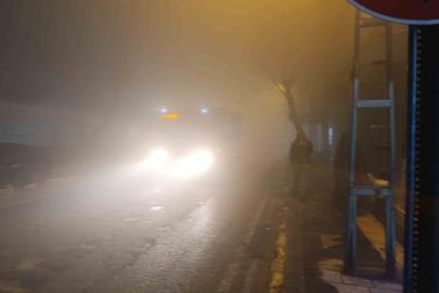 Kahramanmaraş sise teslim oldu, göz gözü görmedi