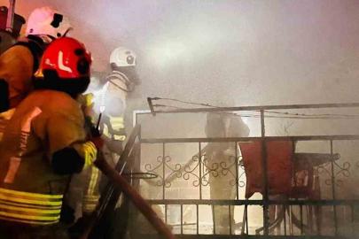 Kahramanmaraş’ta metruk evde yangın