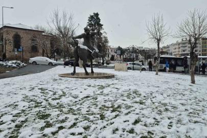 Kar yağışına en çok Büyükşehir Belediye Başkanı sevindi