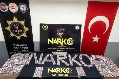 Karabük’te 52 bin uyuşturucu hap ele geçirildi: 3 tutuklama