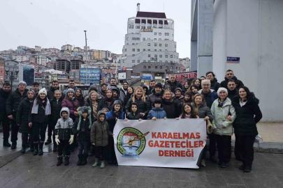 Karaelmas Gazeteciler Derneği’nden 10 Ocak’a özel Keltepe gezisi